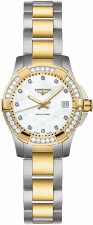 Longines,HydroConquest 25mm,25mm,Stainless Steel,Quartz,Date,26280hours,L3,L3.147.3.97.7