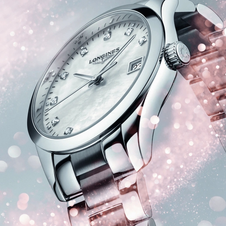 Longines,Conquest Classic 34mm,34mm,Stainless Steel,White,Quartz,Date,26280hours,L2,L2.386.4.87.6