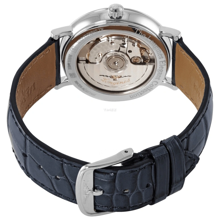 Longines,Elegant 37mm,37mm,Stainless Steel,Blue,Automatic,Day,65hours,L4,L4.810.4.92.2