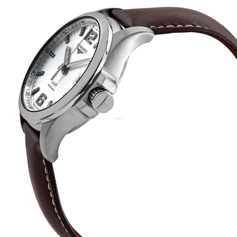 Longines,Conquest V.H.P. 41mm,41mm,Stainless Steel,White,Quartz,Day,In-house Caliber,L3,L3.716.4.76.4