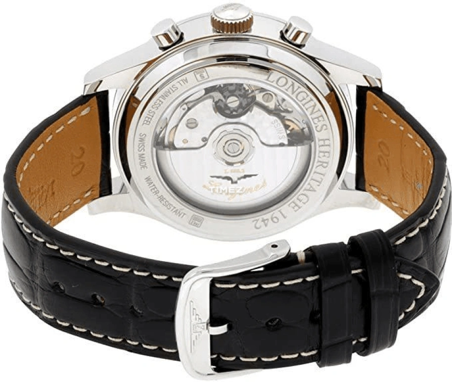 Longines,Heritage Classic 40mm,40mm,Stainless Steel,White,Automatic,Chronograph,Day,L2,L2.768.4.13.0