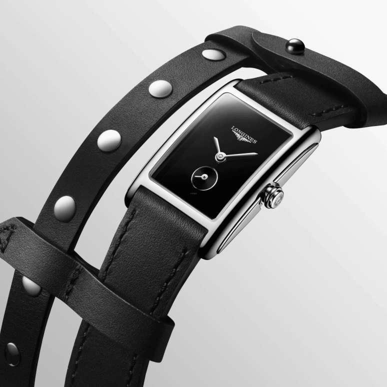 Longines,Elegant 20.80x32mm,20.80x32mm,Stainless Steel,Black,Quartz,26280hours,In-house Caliber,L5,L5.255.4.59.2