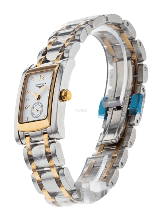 Longines,DolceVita 19.60mm,19.60mm,Pink Gold,Stainless Steel,White,Quartz,26280hours,In-house Caliber,L5,L5.155.5.18.7