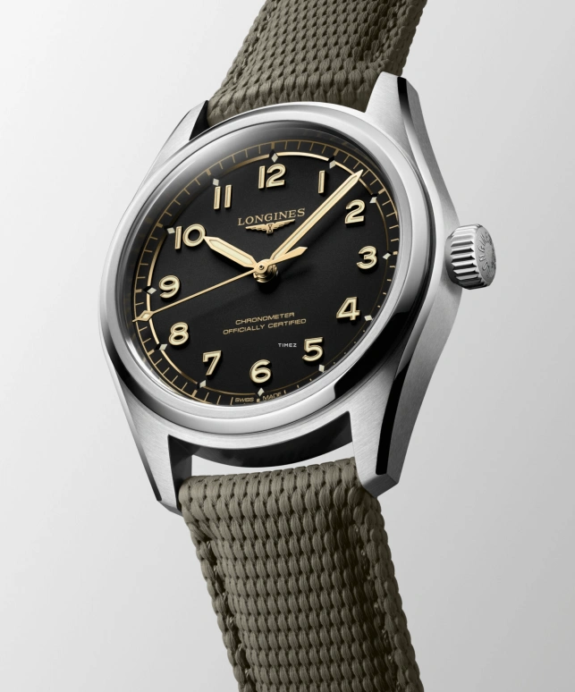 Longines,Spirit 39mm,39mm,Stainless Steel,Black,Automatic,Anti-magnetic,64hours,L3,L3.809.4.53.9