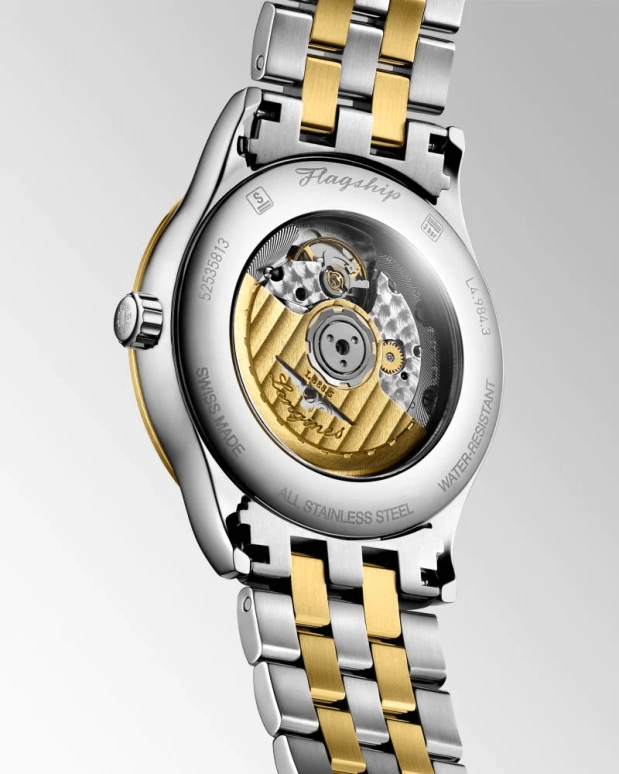 Longines,Flagship 40mm,40mm,Stainless Steel,White,Automatic,Date,64hours,L4,L4.984.3.27.7