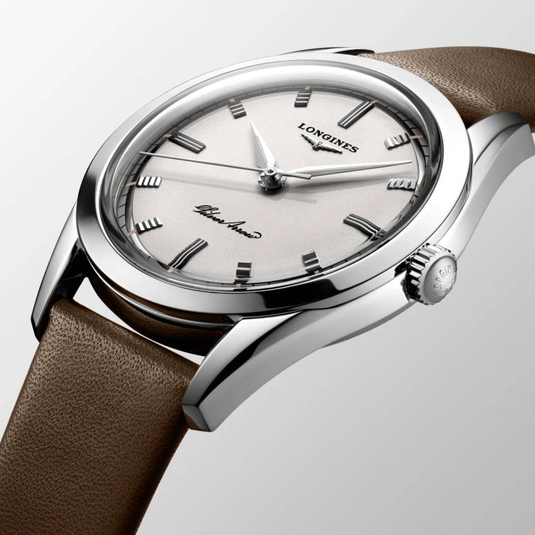 Longines,Heritage Classic 38.50mm,38.50mm,Stainless Steel,Silver,Automatic,64hours,In-house Caliber,L2,L2.834.4.72.2