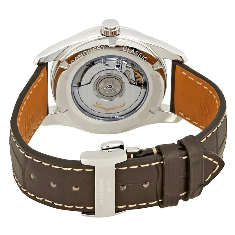 Longines,Conquest Classic 41mm,41mm,Stainless Steel,White,Automatic,Day,72hours,L2,L2.785.4.76.3