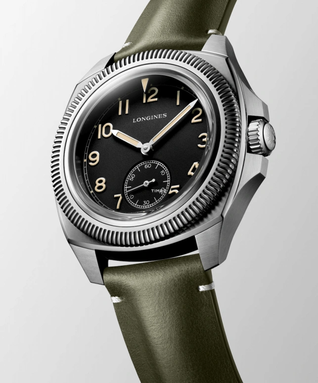 Longines,Heritage Avigation 43mm,43mm,Stainless Steel,Black,Automatic,72hours,In-house Caliber,L2,L2.838.4.53.2