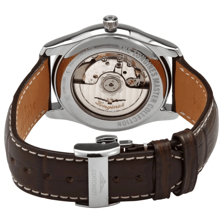 Longines,Master 40mm,40mm,Stainless Steel,White,Automatic,Moonphase,Day,L2,L2.909.4.78.1