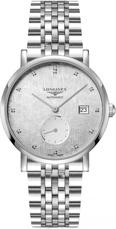 Longines,Elegant 39mm,39mm,Stainless Steel,Silver,Automatic,72hours,In-house Caliber,L4,L4.812.4.77.6