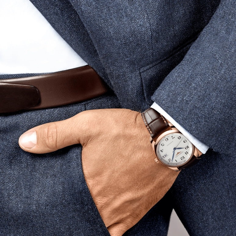 Longines,Master 40mm,40mm,Rose Gold,White,Automatic,Day,64hours,L2,L2.793.8.78.3