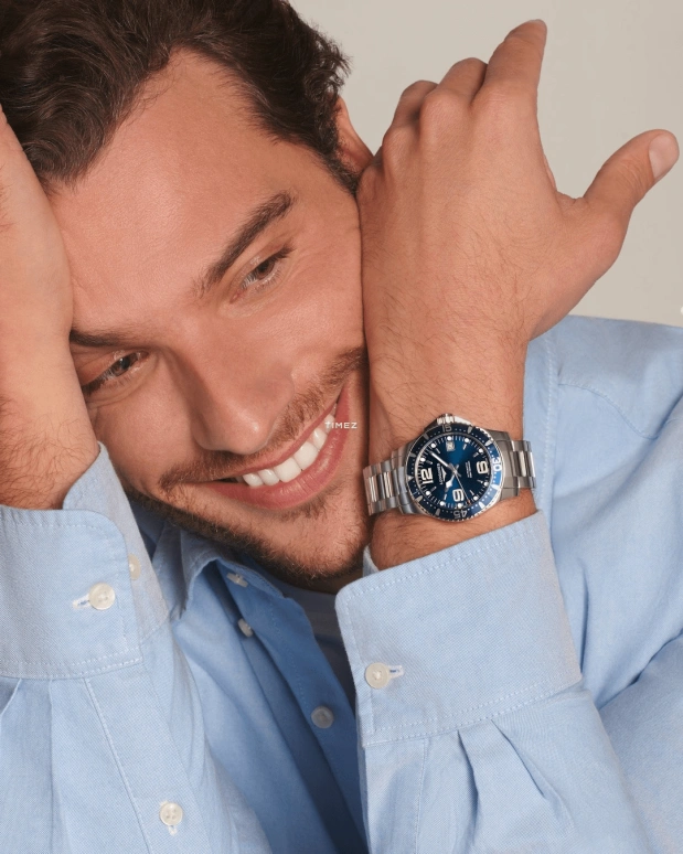 Longines,HydroConquest 39mm,39mm,Stainless Steel,Blue,Automatic,Day,72hours,L3,L3.741.4.96.6