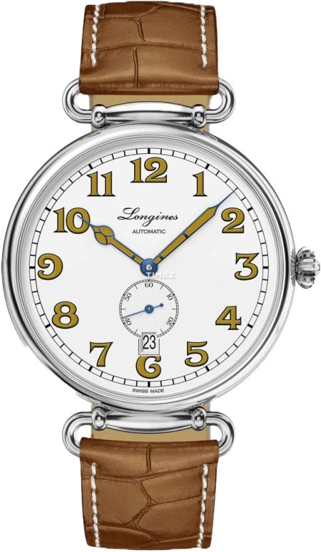 Longines,Heritage Classic 41mm,41mm,Stainless Steel,White,Automatic,Day,42hours,L2,L2.809.4.23.2