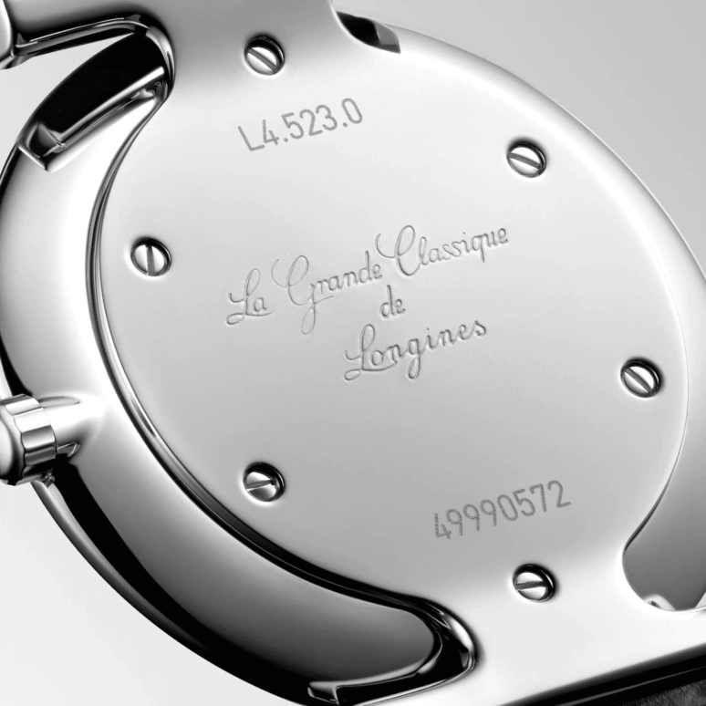 Longines,La Grande Classique 29mm,29mm,Stainless Steel,Black,Quartz,In-house Caliber,Sapphire,L4,L4.523.0.50.2