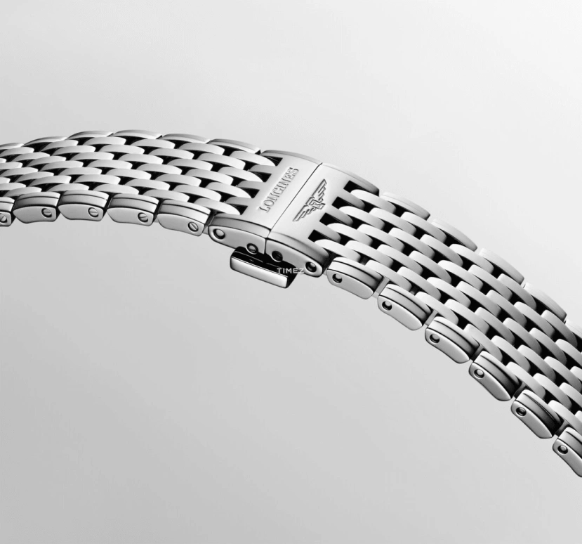 Longines,La Grande Classique 29mm,29mm,Stainless Steel,White,Quartz,In-house Caliber,Sapphire,Crystal Glass,L4,L4.512.4.87.C