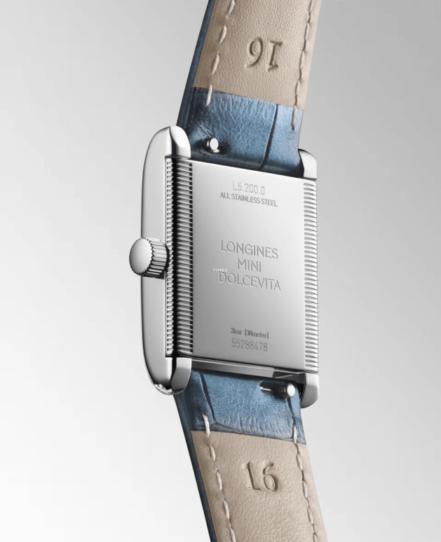 Longines,Mini DolceVita 21.50x29mm,21.50x29mm,Stainless Steel,Blue,Quartz,26280hours,In-house Caliber,L5,L5.200.0.95.2