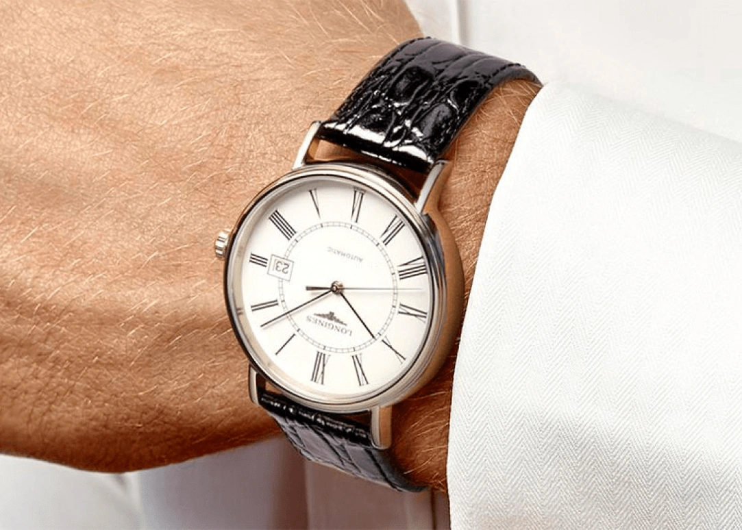 Longines,Presence 38.50mm,38.50mm,Stainless Steel,White,Automatic,Date,65hours,L4,L4.921.4.11.2