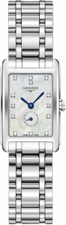 Longines,DolceVita 20.50mm,20.50mm,Stainless Steel,White,Quartz,Day,26280hours,L5,L5.255.4.87.6