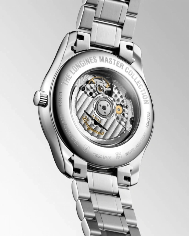 Longines,Master 42mm,42mm,Stainless Steel,Blue,Automatic,Moonphase,Date,L2,L2.919.4.97.6