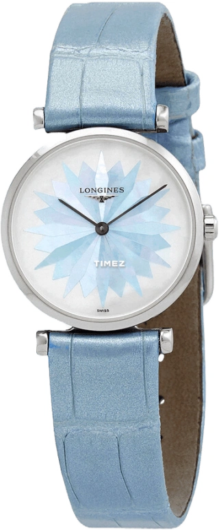 Longines,La Grande Classique 24mm,24mm,Stainless Steel,White,Blue,Quartz,26280hours,In-house Caliber,L4,L4.209.4.03.2