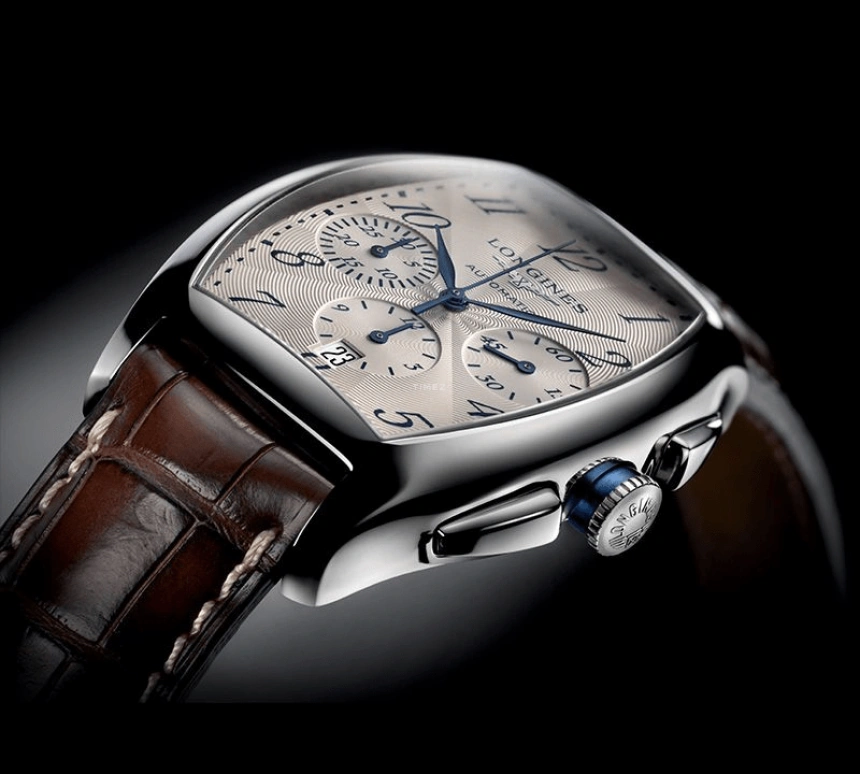 Longines,Evidenza 26mm,26mm,Pink Gold,Beige,Automatic,Date,40hours,L2,L2.142.8.73.2
