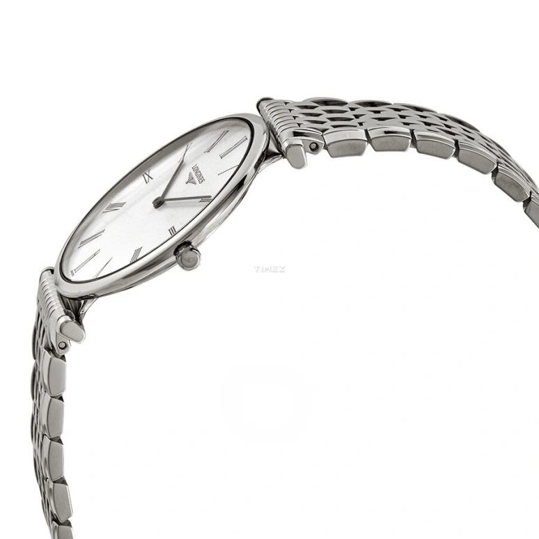 Longines,La Grande Classique 33mm,33mm,Stainless Steel,White,Quartz,In-house Caliber,Sapphire,Crystal Glass,L4,L4.709.4.21.6