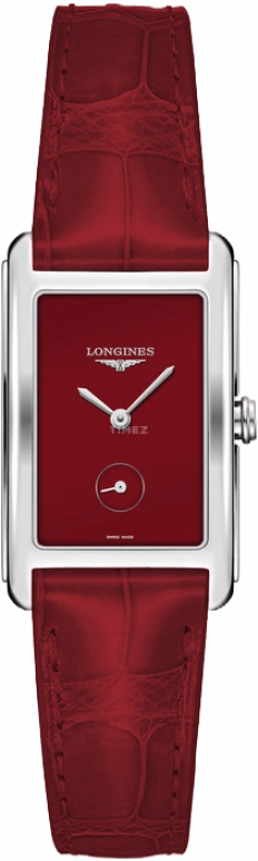 Longines,DolceVita 23mm,23mm,Stainless Steel,Red,Quartz,26280hours,In-house Caliber,L5,L5.512.4.91.2