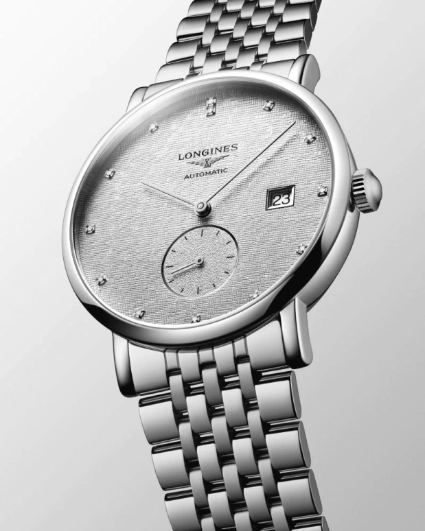 Longines,Elegant 39mm,39mm,Stainless Steel,Silver,Automatic,72hours,In-house Caliber,L4,L4.812.4.77.6