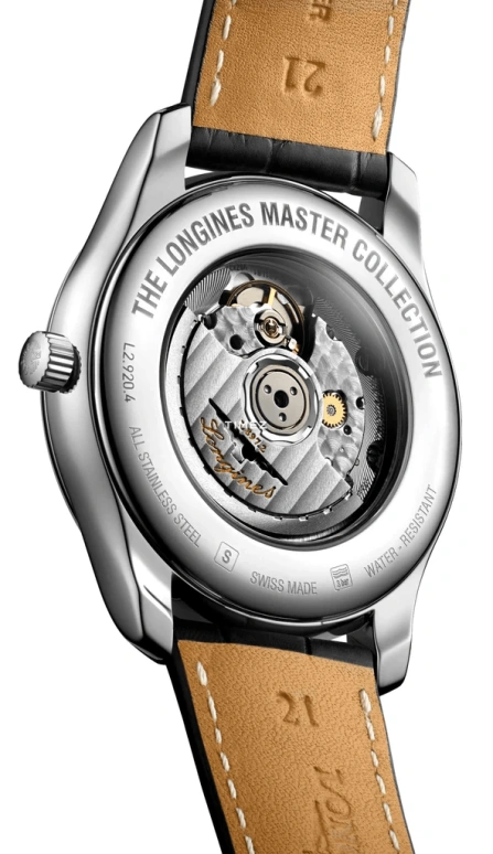 Longines,Master 42mm,42mm,Stainless Steel,Black,Automatic,Annual Calendar,Month,Day,L2,L2.920.4.51.7