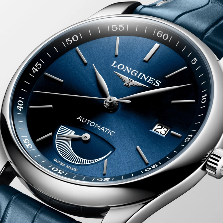 Longines,Master 40mm,40mm,Stainless Steel,Blue,Automatic,Date,Power Reserve Indicator,L2,L2.908.4.92.0
