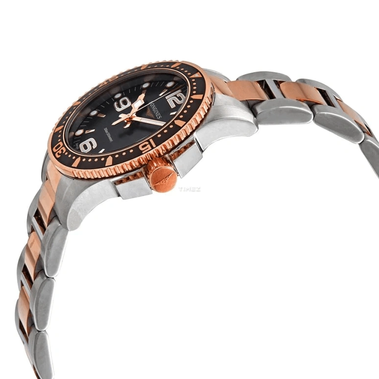 Longines,HydroConquest 34mm,34mm,Stainless Steel,Black,Quartz,Day,26280hours,L3,L3.340.3.58.7