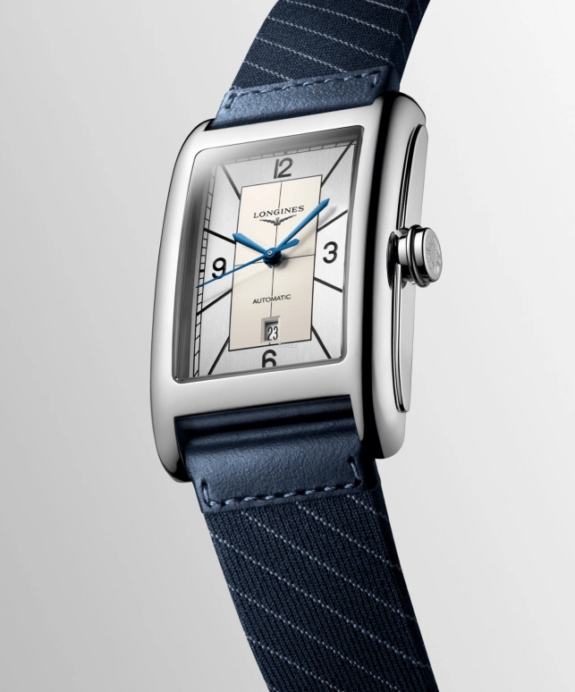 Longines,DolceVita 27.70x43.80mm,27.70x43.80mm,Stainless Steel,White,Silver,Automatic,Day,45hours,L5,L5.757.4.73.8
