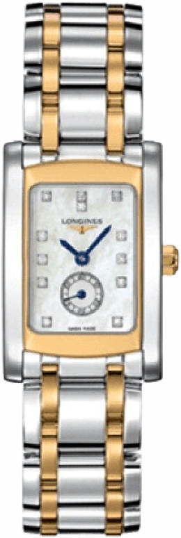 Longines,DolceVita 19.80mm,19.80mm,Yellow Gold,Stainless Steel,White,Quartz,Day,26280hours,L5,L5.155.5.08.7