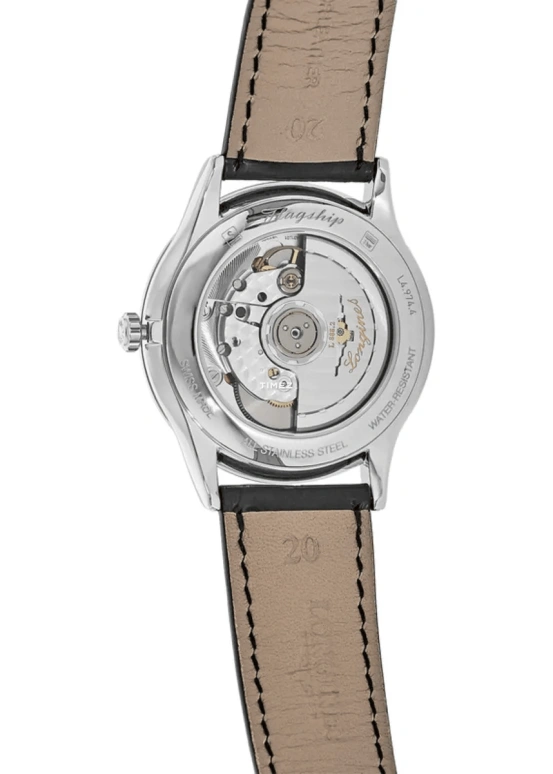 Longines,Flagship 38.50mm,38.50mm,Stainless Steel,White,Automatic,Day,65hours,L4,L4.974.4.12.2