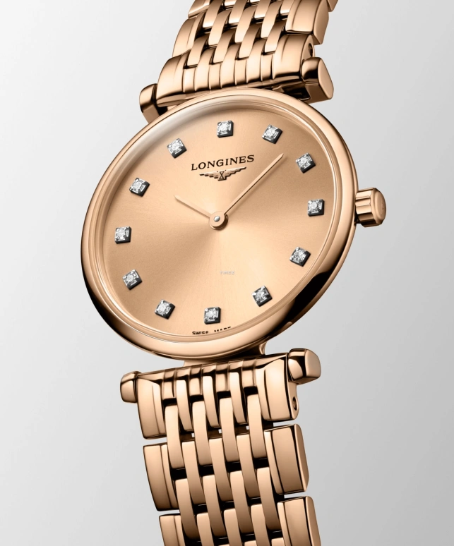Longines,La Grande Classique 24mm,24mm,Stainless Steel,Rose Gold,Quartz,26280hours,In-house Caliber,L4,L4.209.1.90.8