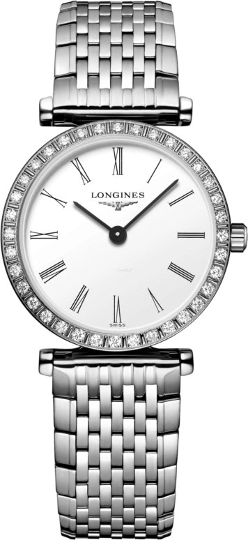 Longines,La Grande Classique 24mm,24mm,Stainless Steel,White,Quartz,26280hours,In-house Caliber,L4,L4.341.0.11.C