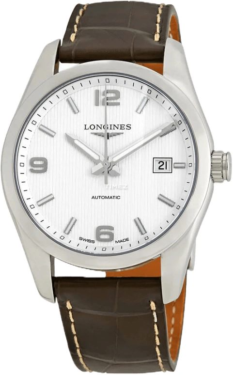 Longines,Conquest Classic 41mm,41mm,Stainless Steel,White,Automatic,Day,72hours,L2,L2.785.4.76.3
