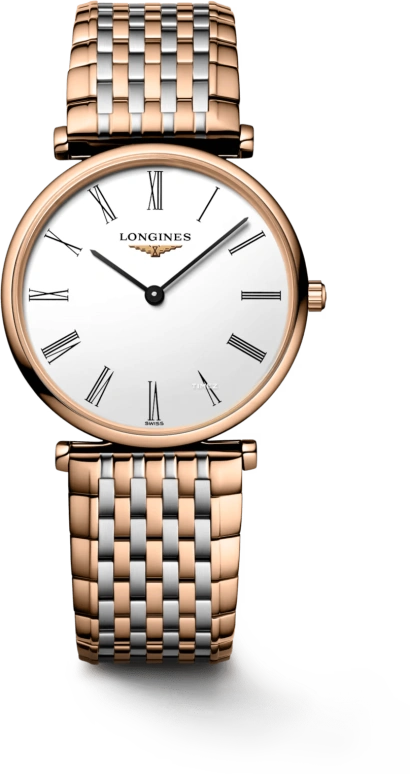 Longines,La Grande Classique 29mm,29mm,Stainless Steel,White,Quartz,In-house Caliber,Sapphire,Crystal Glass,L4,L4.512.1.91.D