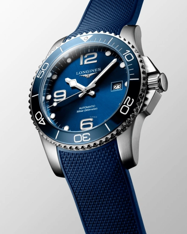 Longines,HydroConquest 41mm,41mm,Stainless Steel,Blue,Automatic,Date,65hours,L3,L3.781.4.96.9