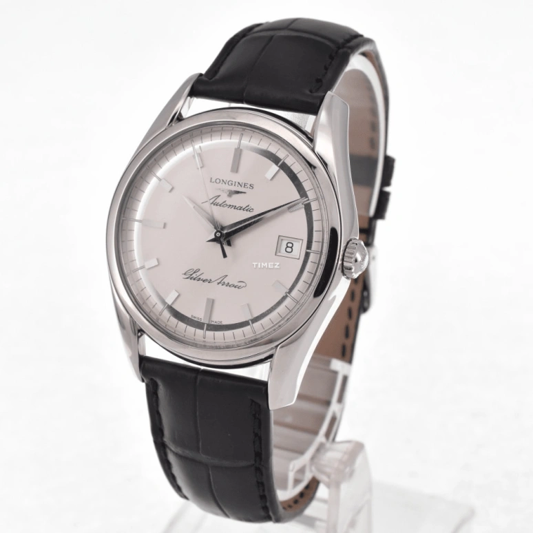 Longines,Heritage Classic 38.50mm,38.50mm,Stainless Steel,Silver,Automatic,Day,42hours,L1,L1.647.4.72.3
