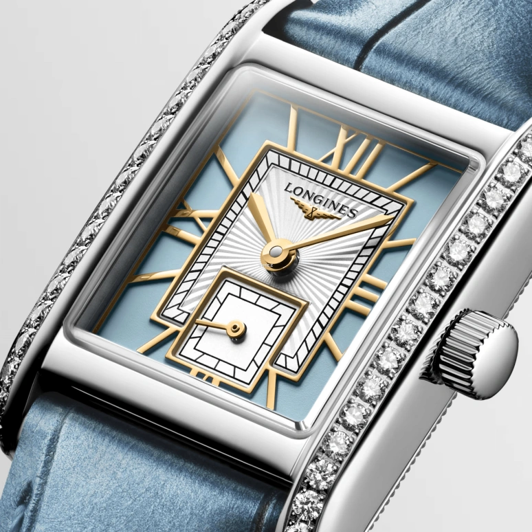 Longines,Mini DolceVita 21.50x29mm,21.50x29mm,Stainless Steel,Blue,Quartz,26280hours,In-house Caliber,L5,L5.200.0.95.2