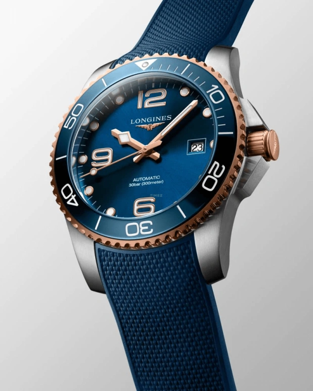 Longines,HydroConquest 41mm,41mm,Stainless Steel,Blue,Automatic,Day,72hours,L3,L3.781.3.98.9