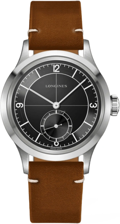 Longines,Heritage Classic 38.50mm,38.50mm,Stainless Steel,Black,Automatic,64hours,In-house Caliber,L2,L2.828.4.53.2