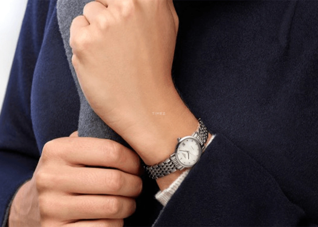 Longines,Elegant 25.50mm,25.50mm,Stainless Steel,White,Automatic,Date,40hours,L4,L4.309.4.87.6