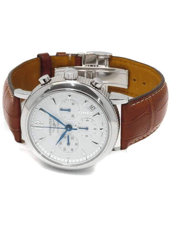 Longines,Heritage Classic 44mm,44mm,Stainless Steel,White,Automatic,Chronograph,Day,L2,L2.704.4.16.4