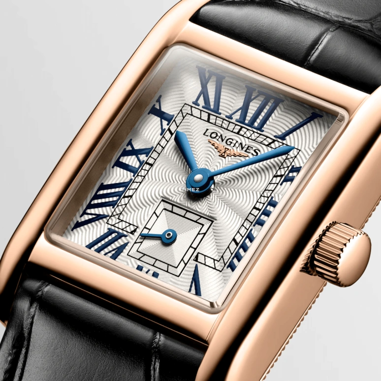 Longines,DolceVita 21.50x29mm,21.50x29mm,Rose Gold,Silver,Quartz,26280hours,In-house Caliber,L5,L5.200.8.71.0