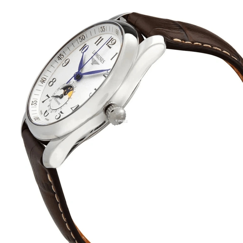 Longines,Master 40mm,40mm,Stainless Steel,White,Automatic,Moonphase,Day,L2,L2.909.4.78.1