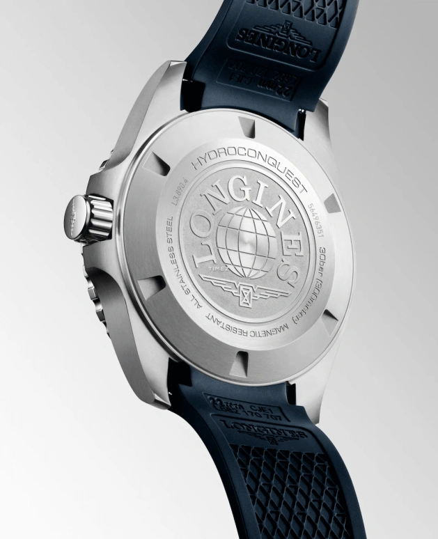 Longines,HydroConquest 43mm,43mm,Stainless Steel,Blue,Automatic,Day,Dule Time,Anti-magnetic,L3,L3.890.4.96.9