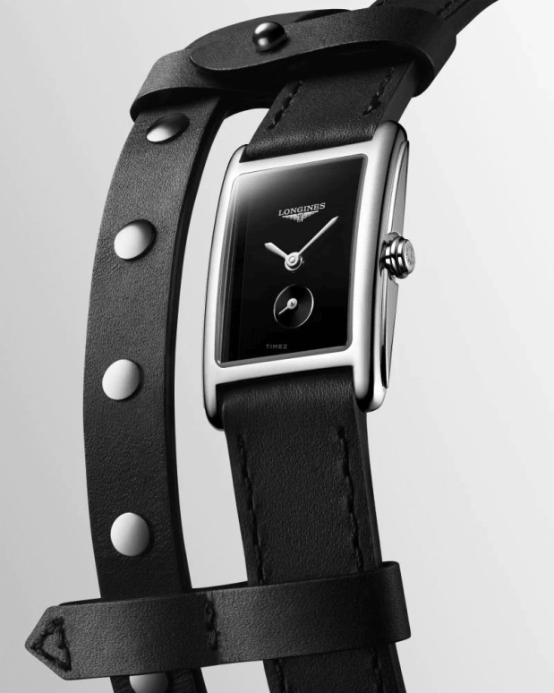 Longines,Elegant 20.80x32mm,20.80x32mm,Stainless Steel,Black,Quartz,26280hours,In-house Caliber,L5,L5.255.4.59.2