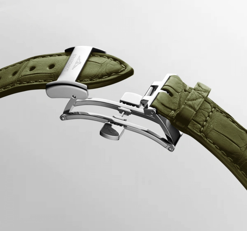 Longines,Master 42mm,42mm,Stainless Steel,Green,Automatic,Day,64hours,L2,L2.893.4.09.2